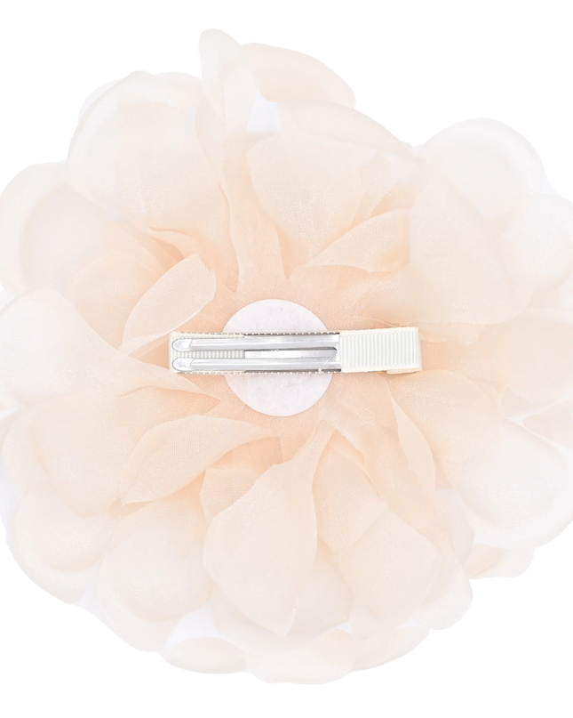 Pearl Ribbon Flower Hairclip