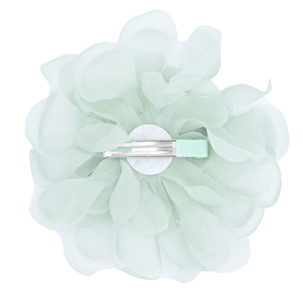 Pearl Ribbon Flower Hairclip