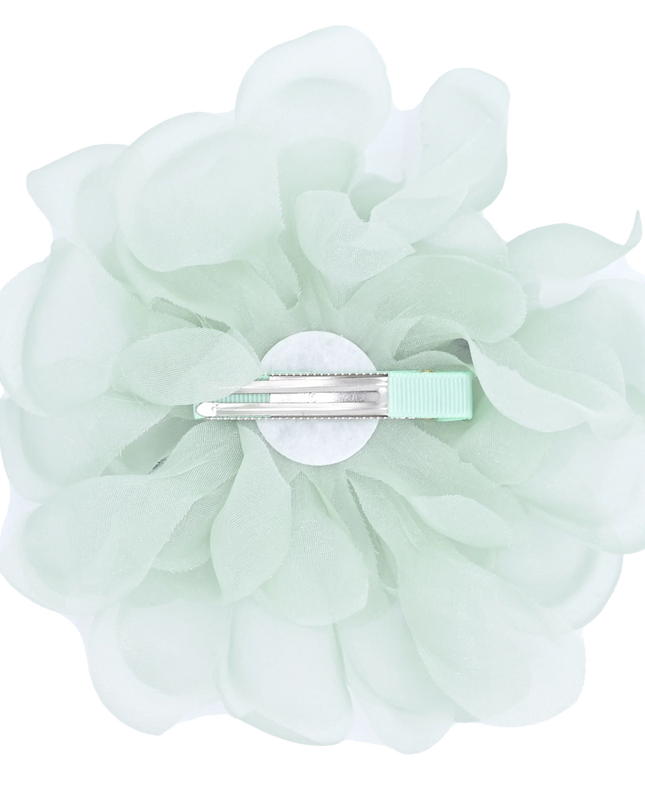 Pearl Ribbon Flower Hairclip