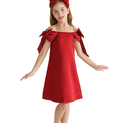 kids-atelier-tulleen-kid-girl-red-luneta-off-shoulder-bow-dress-tmc-24005-red