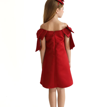 kids-atelier-tulleen-kid-girl-red-luneta-off-shoulder-bow-dress-tmc-24005-red