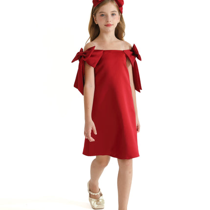 kids-atelier-tulleen-kid-girl-red-luneta-off-shoulder-bow-dress-tmc-24005-red
