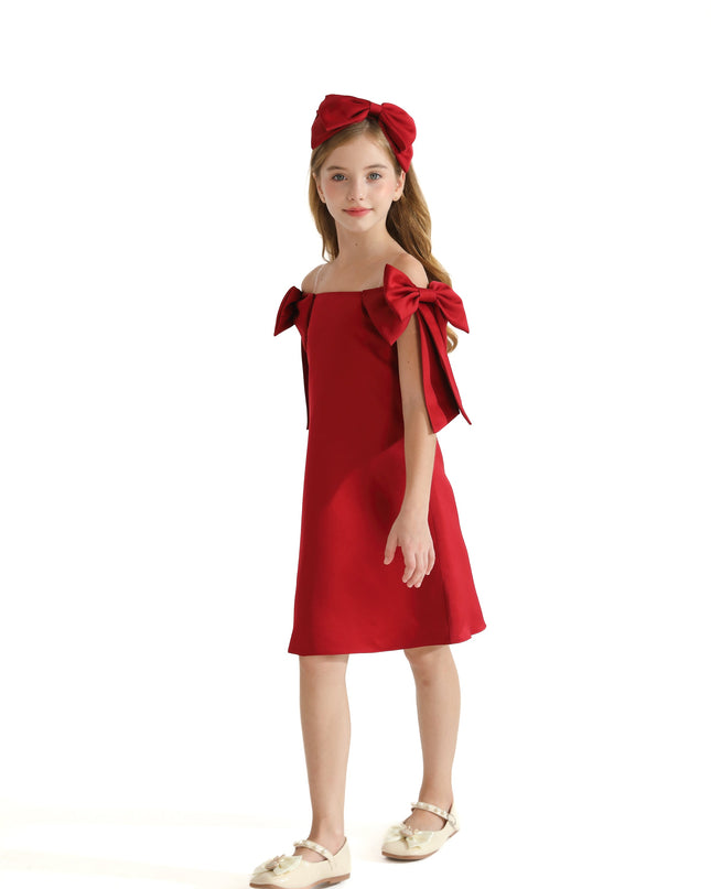 kids-atelier-tulleen-kid-girl-red-luneta-off-shoulder-bow-dress-tmc-24005-red
