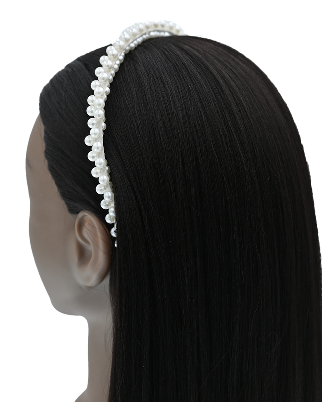 Multi-Styled Mini Pearl Headband