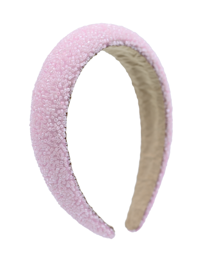 Multicolored Wide Beaded Headband