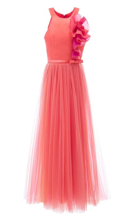 kids-atelier-tulleen-junior-girl-orange-malaga-halter-ruffle-gown-2962-orange-fuchsia