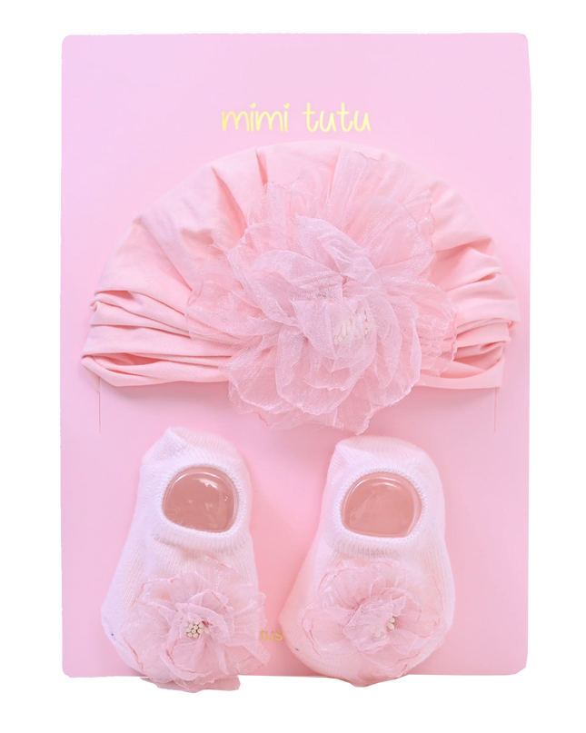 Pink Flower Pastel Gift Set