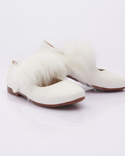 kids-atelier-perla-kid-girl-snow-white-matte-fur-strap-flats-v92b-snow-white