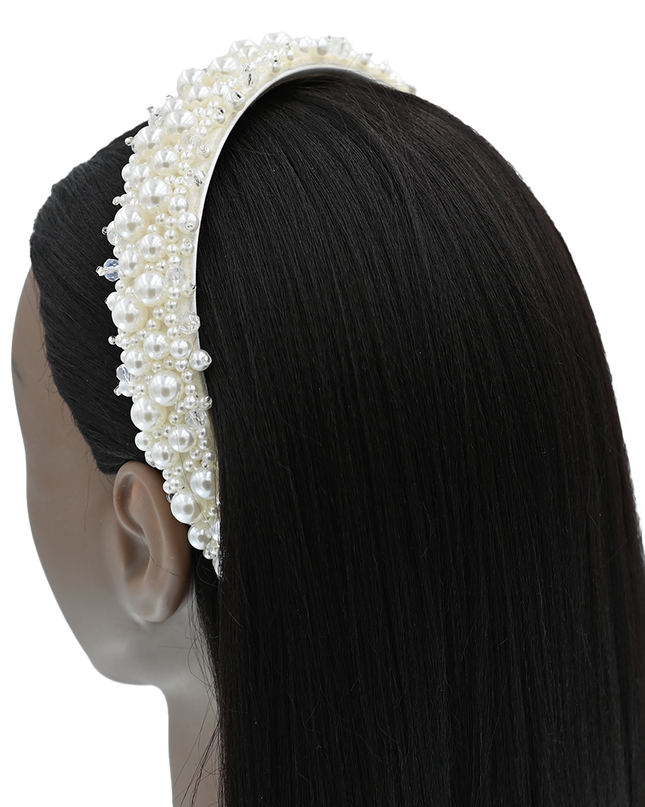 Royal Pearl Crystal Headband