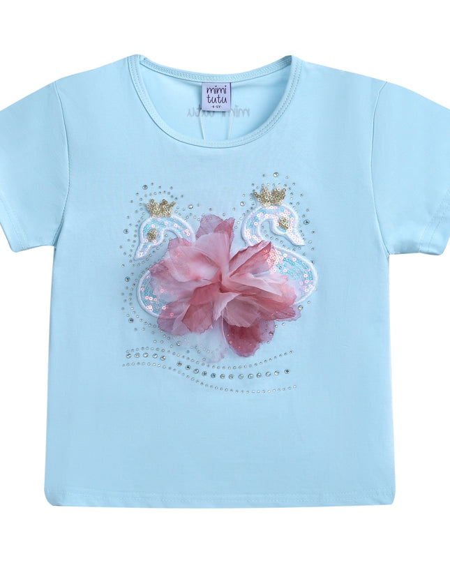 kids-atelier-mimi-tutu-kid-baby-girl-blue-swan-applique-t-shirt-mt4207-goose-powder-blue