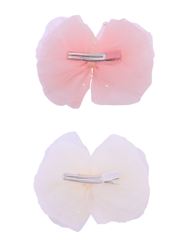 Kidsatelier-Tulleen-MTHC4204-tulle-bow-pearl-accented-hairclip-set