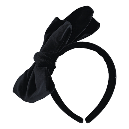 Velvet Bow Headband