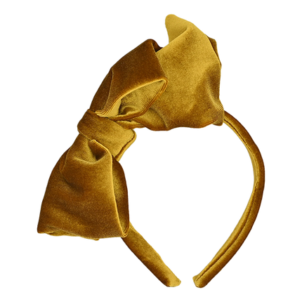 Velvet Bow Headband