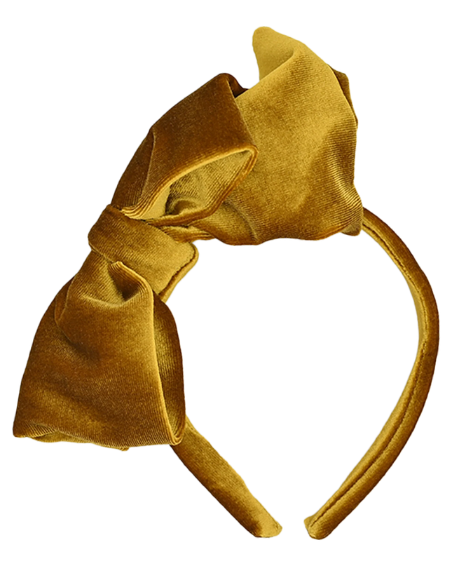 Velvet Bow Headband