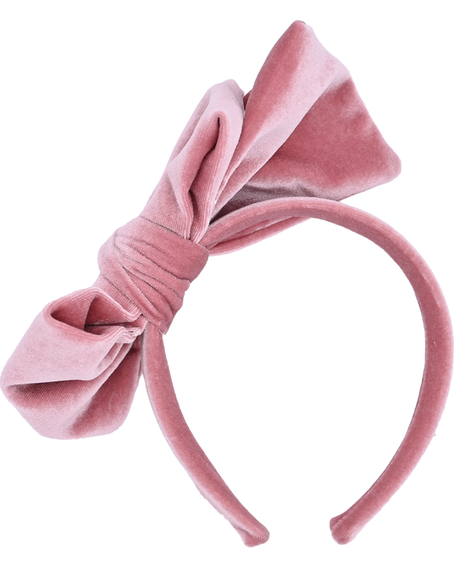 Velvet Bow Headband