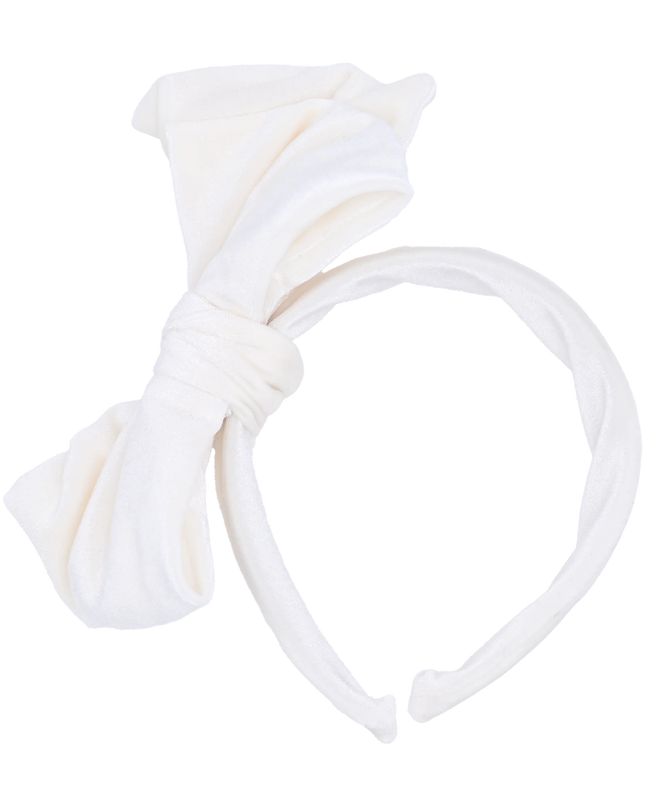 Velvet Bow Headband