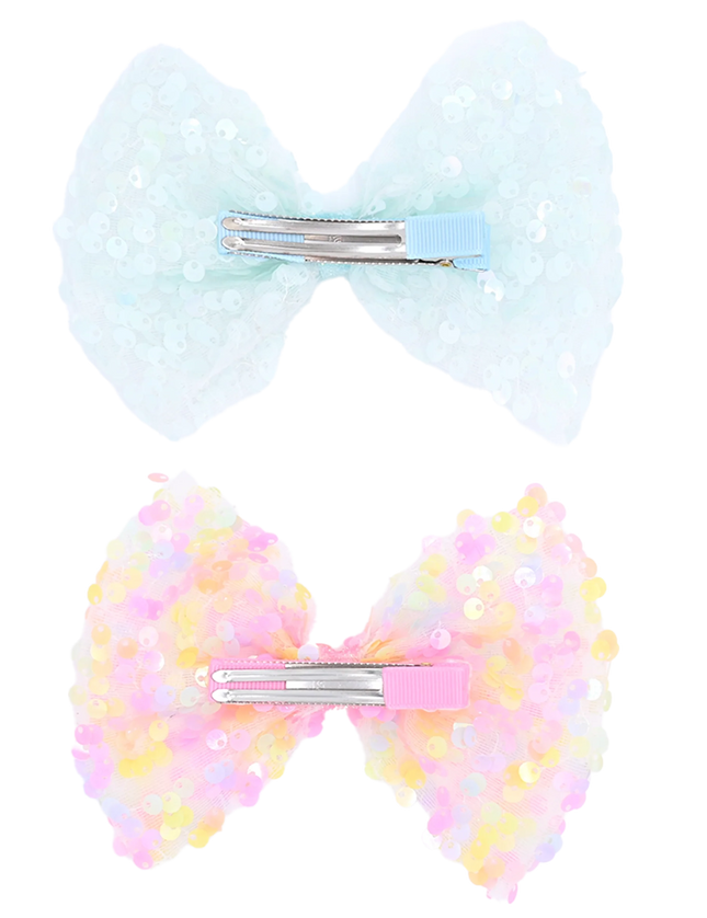 Kidsatelier-Tulleen-MTHC4202-sequin-bow-hairclip-set