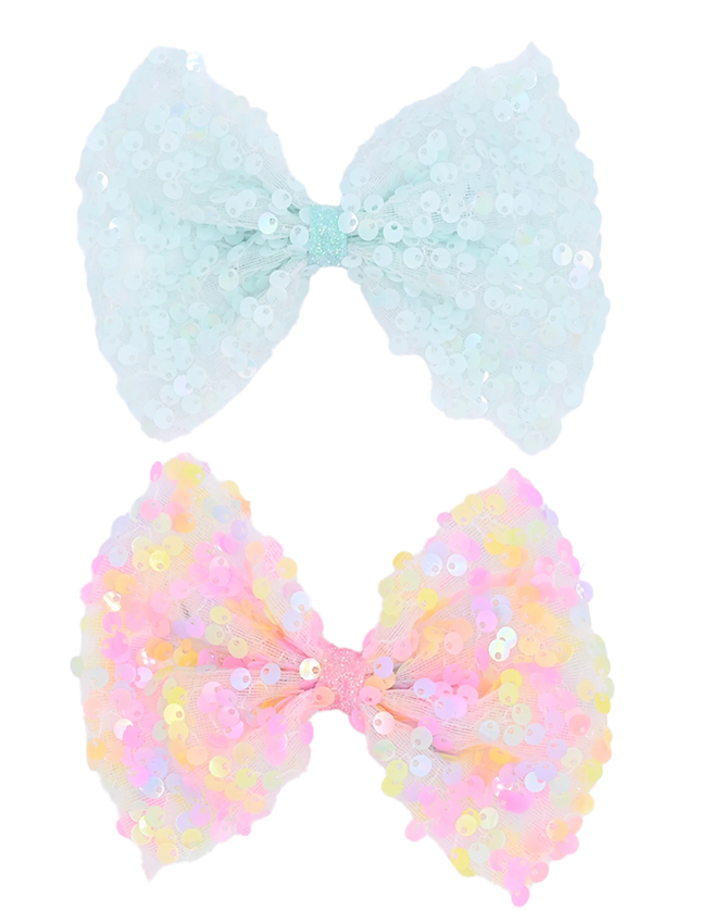Kidsatelier-Tulleen-MTHC4202-sequin-bow-hairclip-set