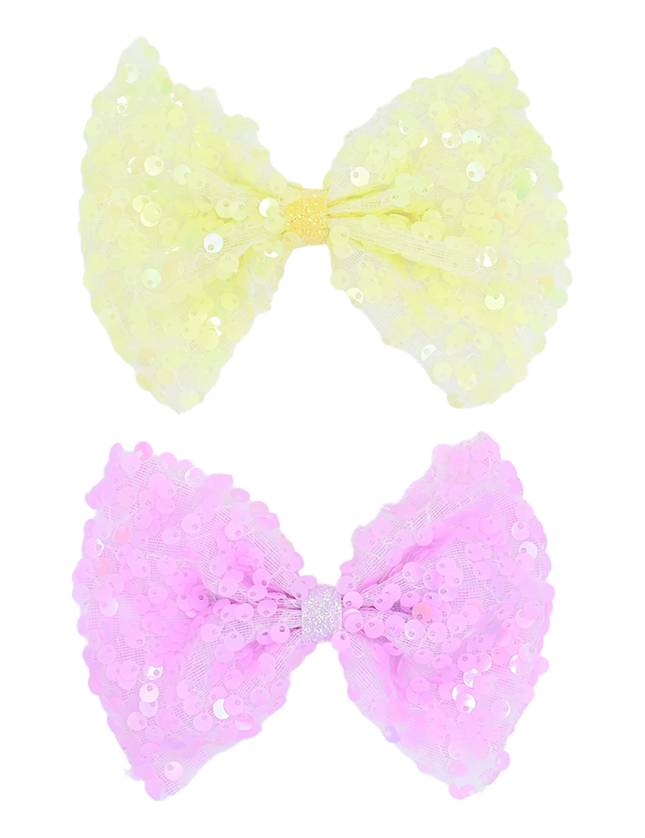 Kidsatelier-Tulleen-MTHC4202-sequin-bow-hairclip-set