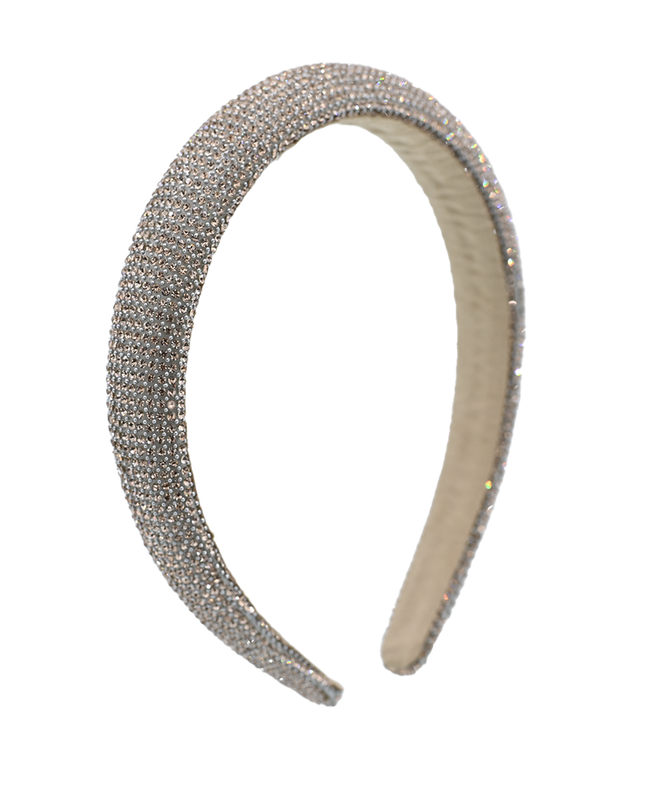 Multicolored Rhinestone Embossed Headband