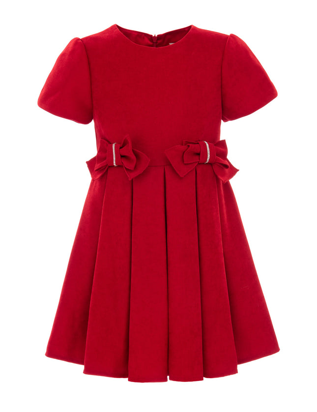 kids-atelier-tulleen-kid-girl-red-harleigh-double-bow-pleated-dress-t92213