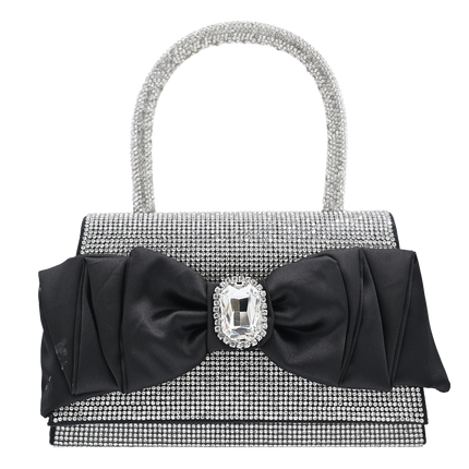 Mimi Tutu-TBG-42002-Black Bow-Bow Handbag