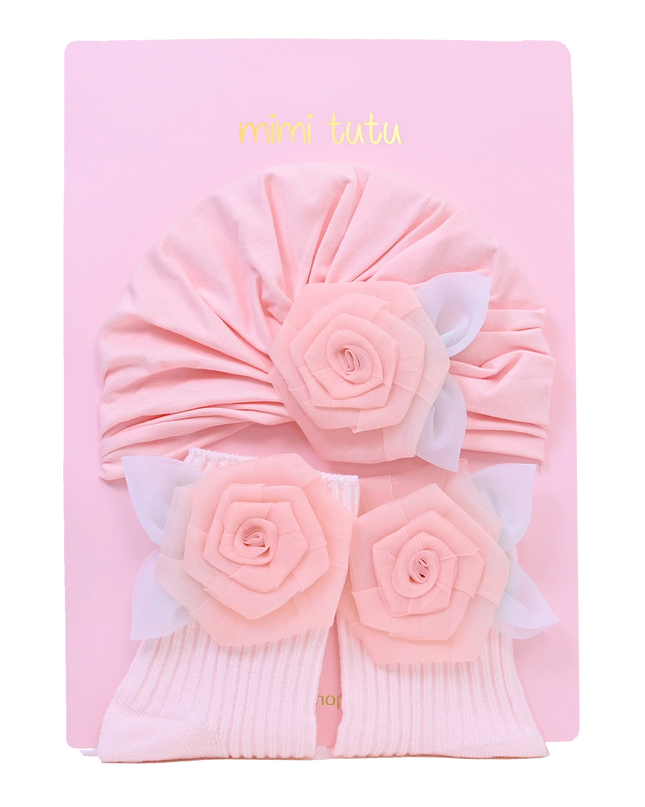 Pink Pastel Rose Gift Set