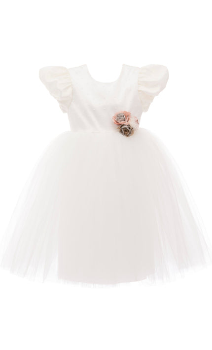 White Nez Perce Dress