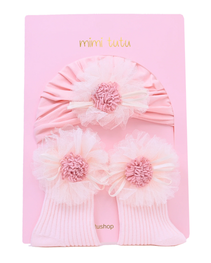 Pink Flower Ivory Petal Gift Set