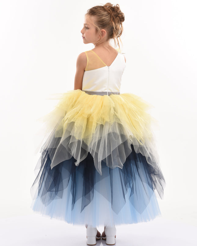 Blue Gemini Tulle Dress