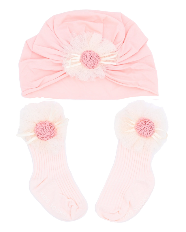 Pink Flower Ivory Petal Gift Set