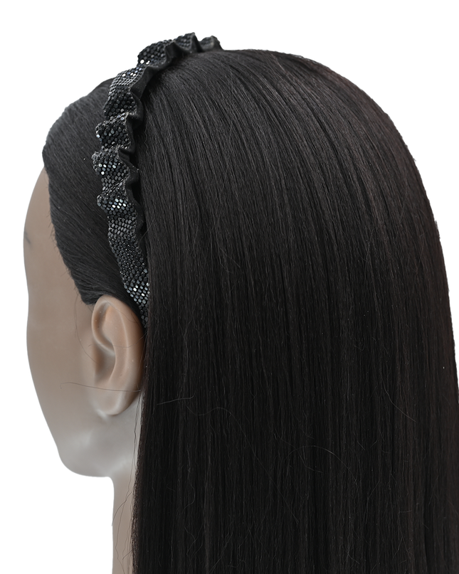 Multicolored Scrunched Rhinestone Headband