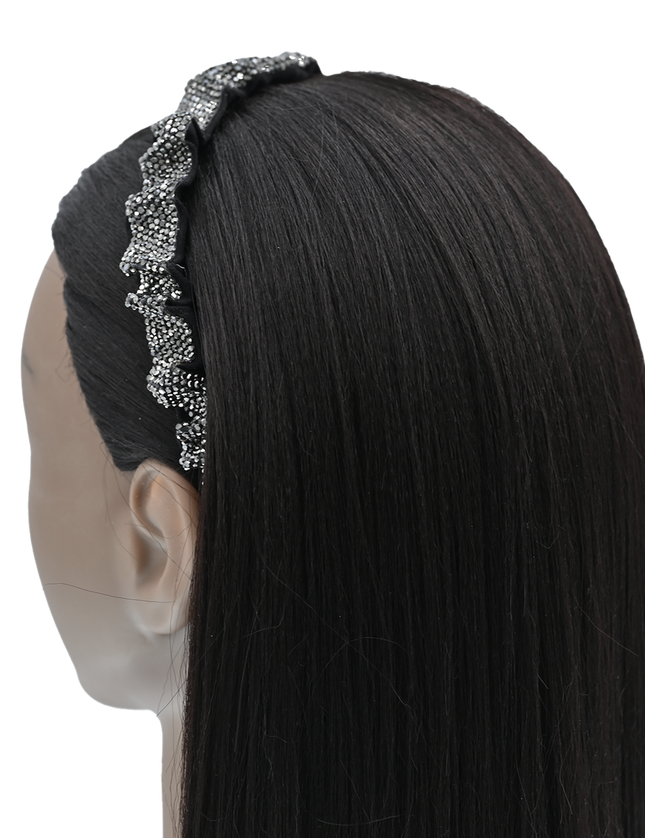 kidsatelier-Mimi Tutu-MTHB52003-Rhinestone-multicolored-scrunched-rhinestone-headband