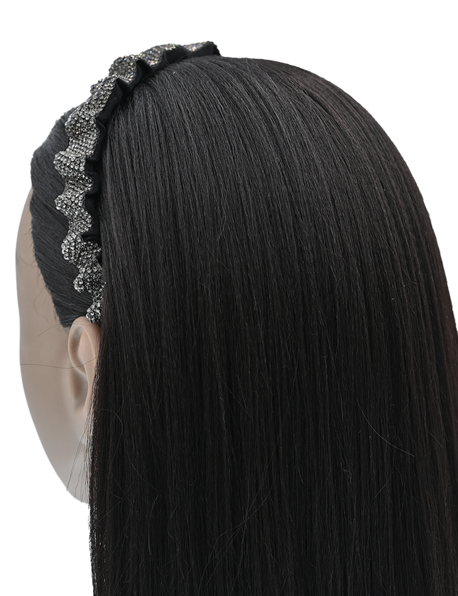kidsatelier-Mimi Tutu-MTHB52003-Rhinestone-multicolored-scrunched-rhinestone-headband