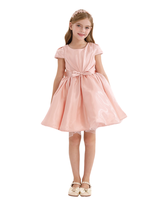 Pink Bow Short Solera Dress