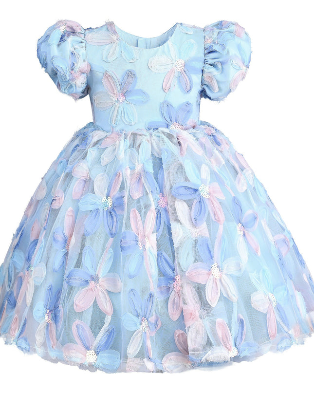 Blue Daisy Party Dress