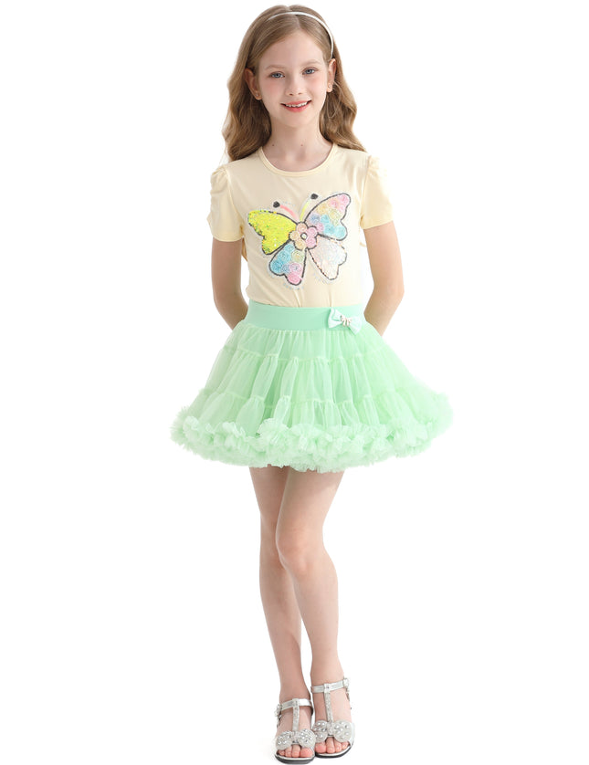Multicolor Abbey Butterfly Skirt Outfit