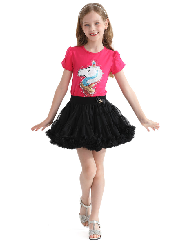 kidsatelier-Tulleen-MTTS2416-Black-bow-tulle-skirt