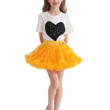 Multicolor Haley Heart Skirt Outfit