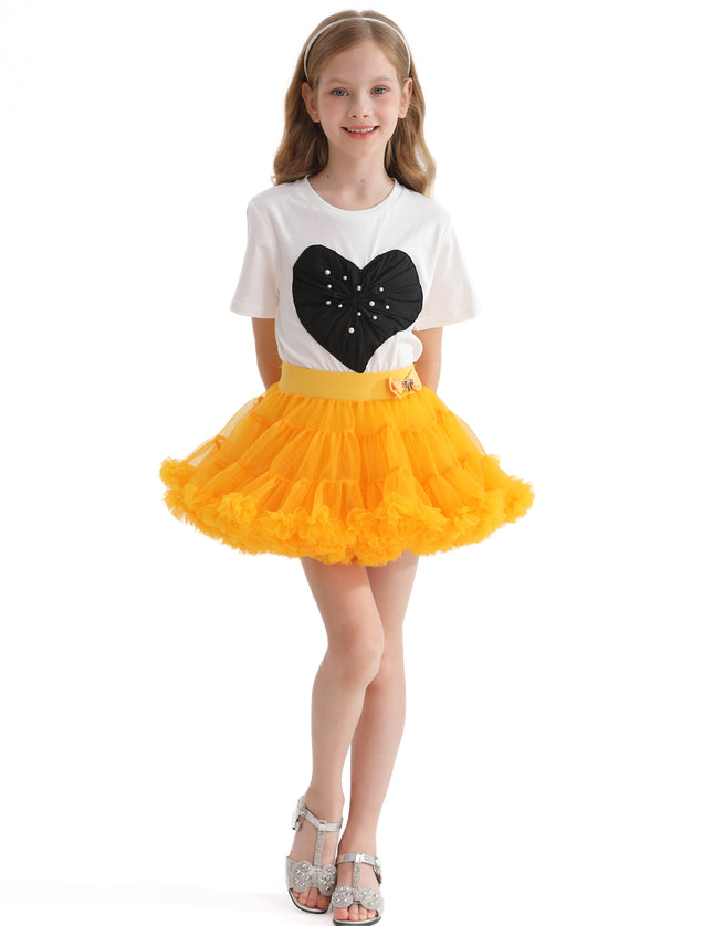 Multicolor Haley Heart Skirt Outfit
