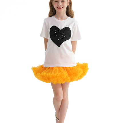 Multicolor Haley Heart Skirt Outfit