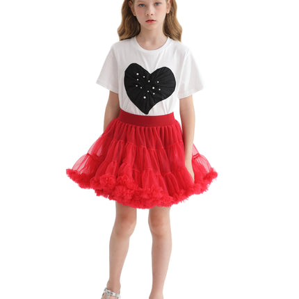 Multicolor Avalon Heart Skirt Outfit