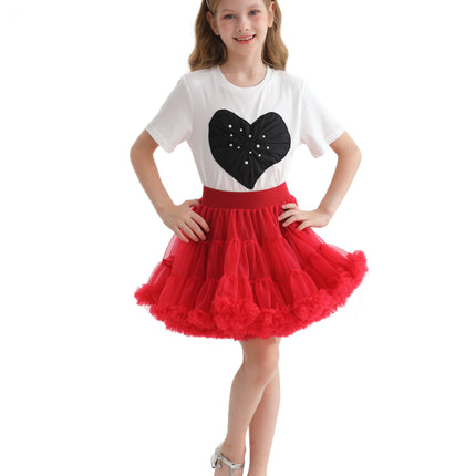 Multicolor Avalon Heart Skirt Outfit