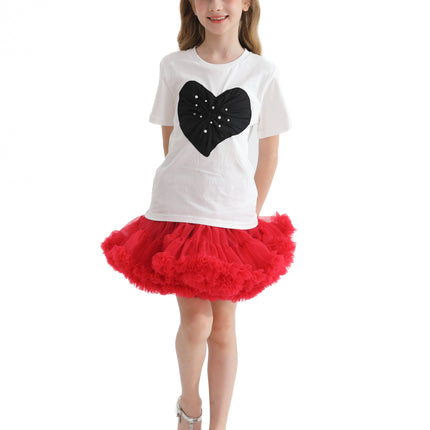 Multicolor Avalon Heart Skirt Outfit