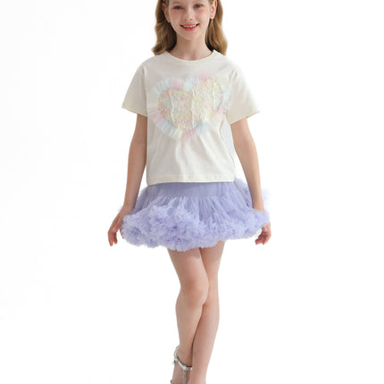 Multicolor Briona Heart Skirt Outfit