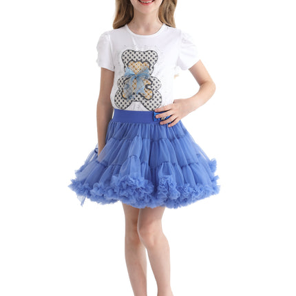 Multicolor Natalie Bear Skirt Outfit