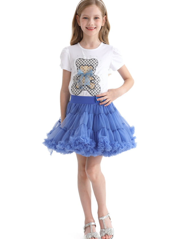 Multicolor Natalie Bear Skirt Outfit