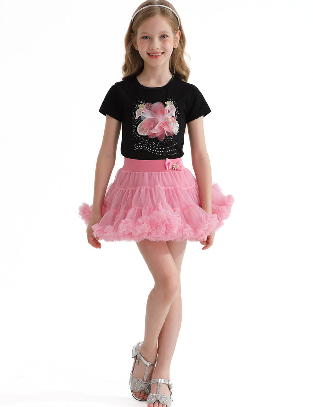 Multicolor Kirby Swan Skirt Outfit