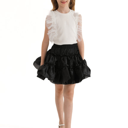 Champagne Tulle Frill T-Shirt