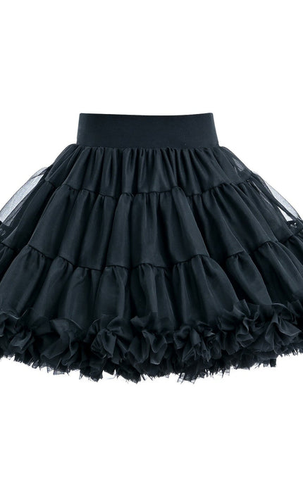 Black Bow Tulle Skirt